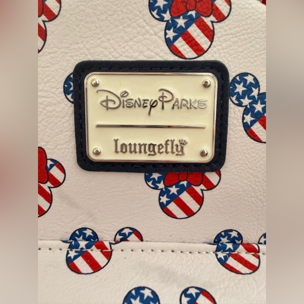 Loungefly Stars and Stripes Mickey Mouse Backpack - Picture 3 of 4